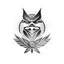 Red winged blackbird tattoo design idea
