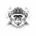 monkey tattoo design idea