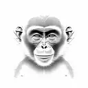 monkey tattoo design idea