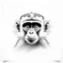 monkey tattoo design idea