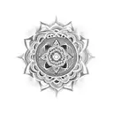 sleeve mandala chakra buddha pomegranate and armenian themes tattoo design idea