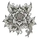 Lust camality  tattoo design idea