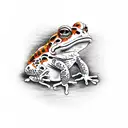 toad tattoo design idea
