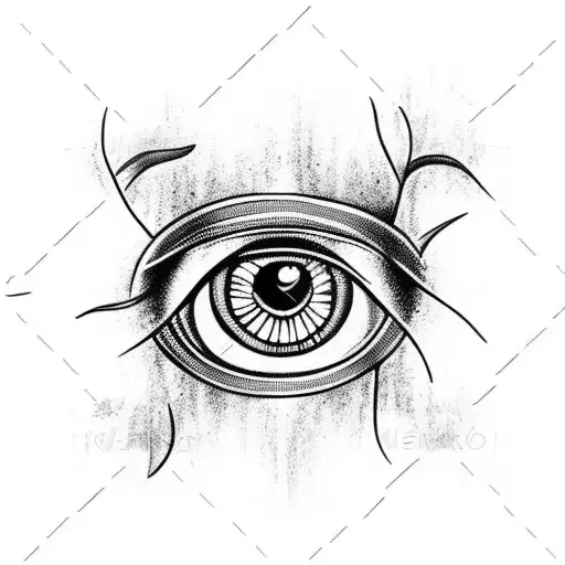 Evil Eye tattoo design idea