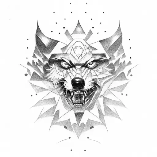 lobo tattoo design idea