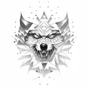 lobo tattoo design idea