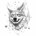 lobo tattoo design idea