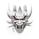 mascara hannya  tattoo design idea