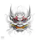 mascara hannya  tattoo design idea
