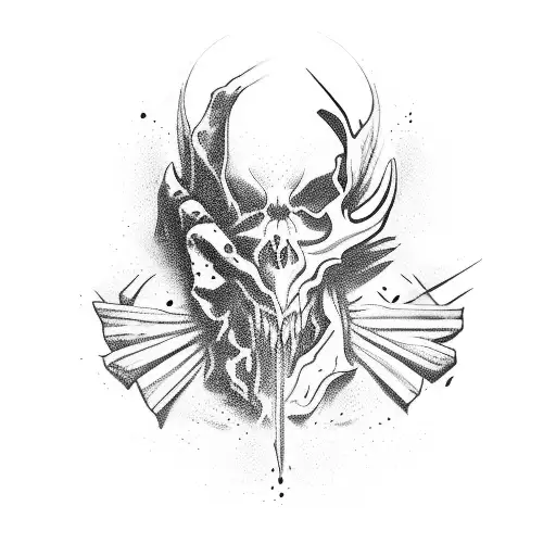 valleu of the shadow of death tattoo design idea