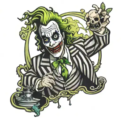 beetlejuice tattoo design idea