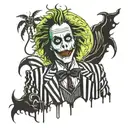beetlejuice tattoo design idea