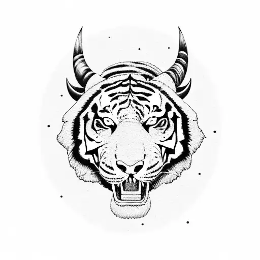 incorporate a mural with a basketball, tiger, bison, chicago skyline, colorado mountains and Technology coding binary tattoo design idea