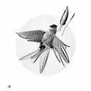 A realistic sketch of a bird in flight with feathers forming the shape of Portugal tattoo design idea