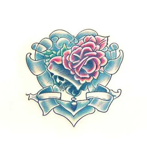 coffin heart tull death  tattoo design idea