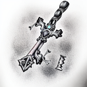 Keyblade tattoo design idea