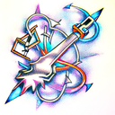 Keyblade tattoo design idea