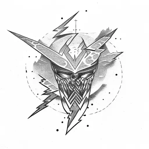 Lightning Bolt tattoo design idea