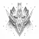 Lightning Bolt tattoo design idea