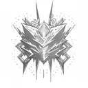 Lightning Bolt tattoo design idea