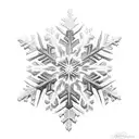 snowflake melting with a lighter tattoo design idea