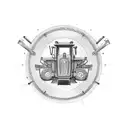 tractor tattoo design idea