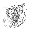 never give up tattoo design idea