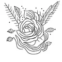 never give up tattoo design idea