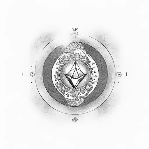 leo and virgo symbol on finger tattoo design idea