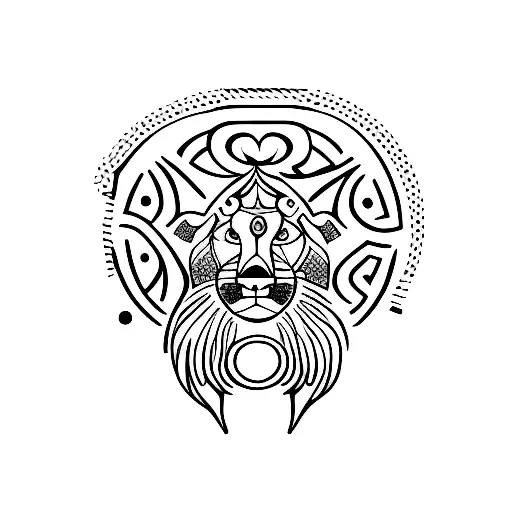 leo and virgo symbol on finger tattoo design idea