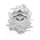 name Adriel tattoo design idea