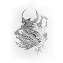 name Adriel tattoo design idea