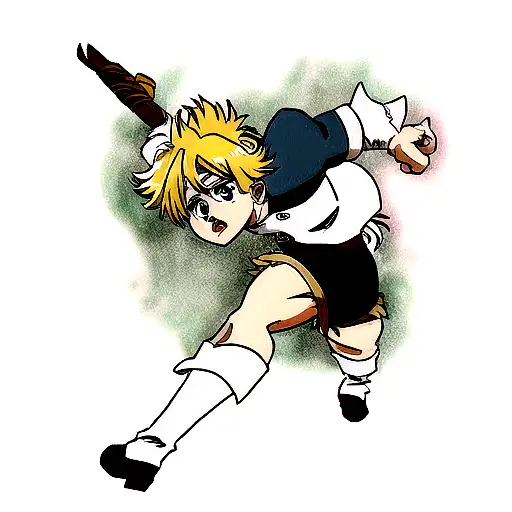 meliodas pecado de la ira tattoo design idea
