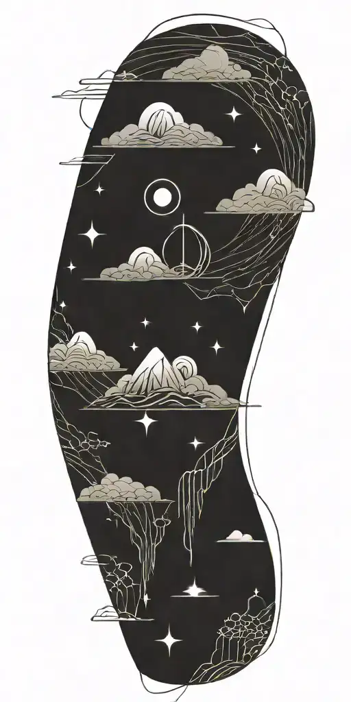 stormy weather   tattoo design idea