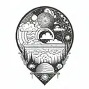 weather  tattoo design idea