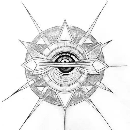 eye of sauron star wars  tattoo design idea