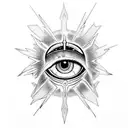 eye of sauron star wars  tattoo design idea