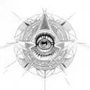 eye of sauron star wars  tattoo design idea