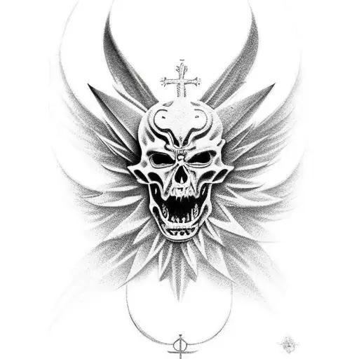 saint Michael  tattoo design idea
