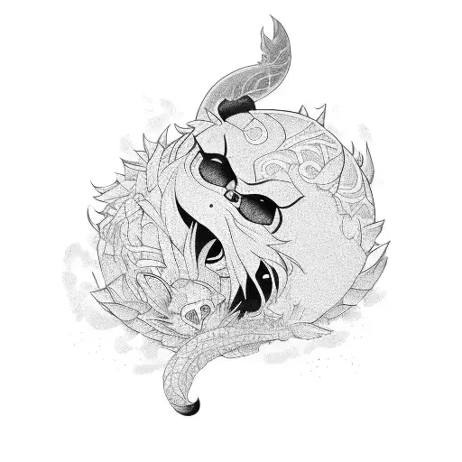 chihiro haku tattoo design idea