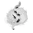 chihiro haku tattoo design idea