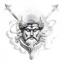 greek gods battling the underworld in a tatto sleeve design  tattoo design idea
