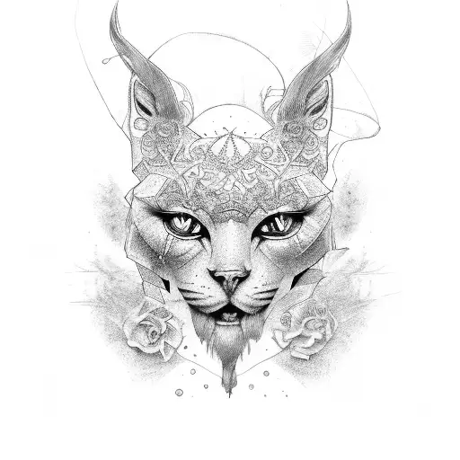 broken home tattoo design idea