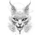 broken home tattoo design idea