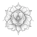 jasmine flower tattoo design idea