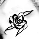 jasmine name as a flower tattoo design idea