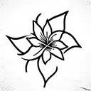 jasmine name as a flower tattoo design idea