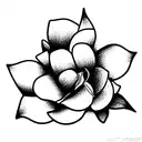 jasmine name as a flower tattoo design idea