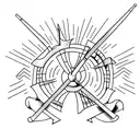 arco e flecha  tattoo design idea