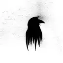 There's a murder of crow  over head On this desolate road Well I tend to forget About you and I And I'll fig tattoo design idea